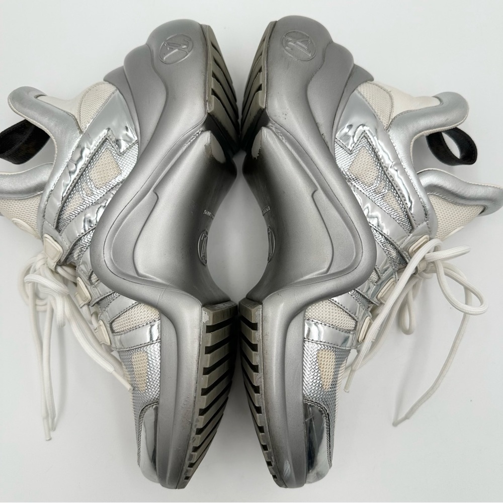 Louis Vuitton Archlight Metallic Sneakers Shoes - Picture 5 of 12